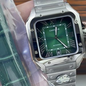 BV! Cartier Santos Collection! Featuring the 9015 modified 1847MC automatic hammer movement!